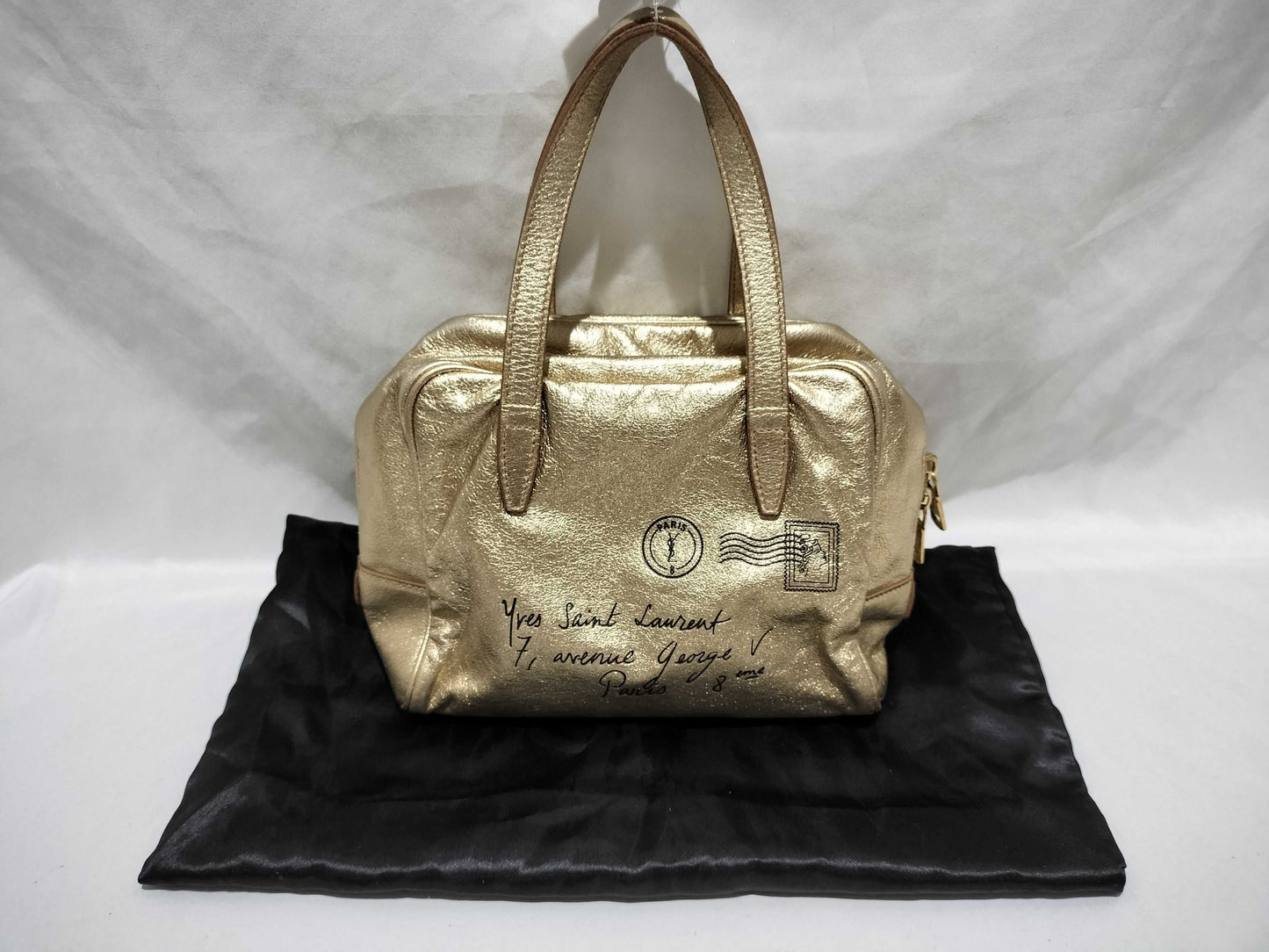 Yves Saint Laurent Mini Bag Gold Handbag