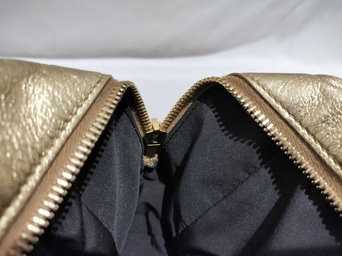 Yves Saint Laurent Mini Bag Gold Handbag
