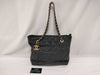 CHANEL Matelasse Caviar Skin Black Tote Bag