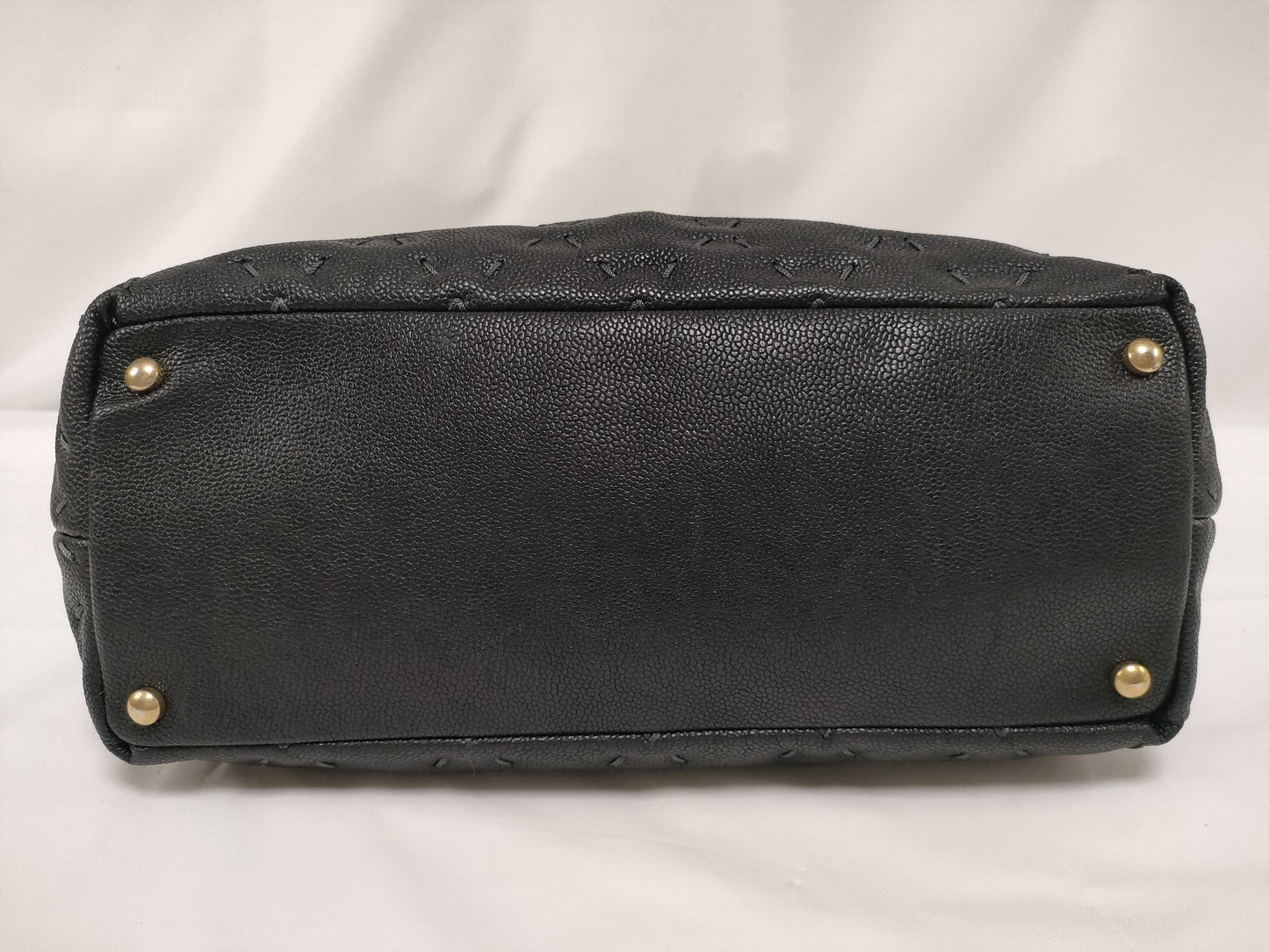 CHANEL Matelasse Caviar Skin Black Tote Bag