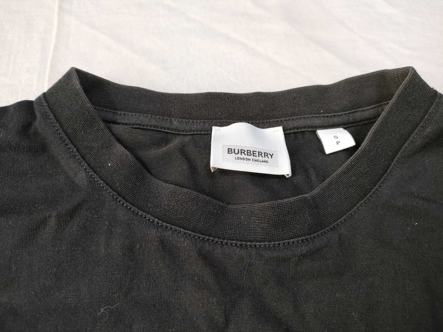 BURBERRY Burberry Logo T-shirt Black S T-shirt