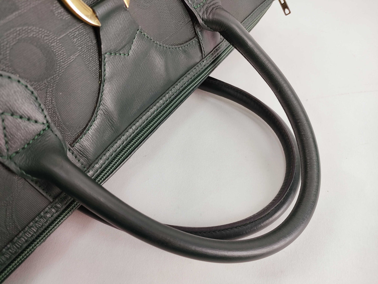 Dior Trotter PVC Leather Boston Bag