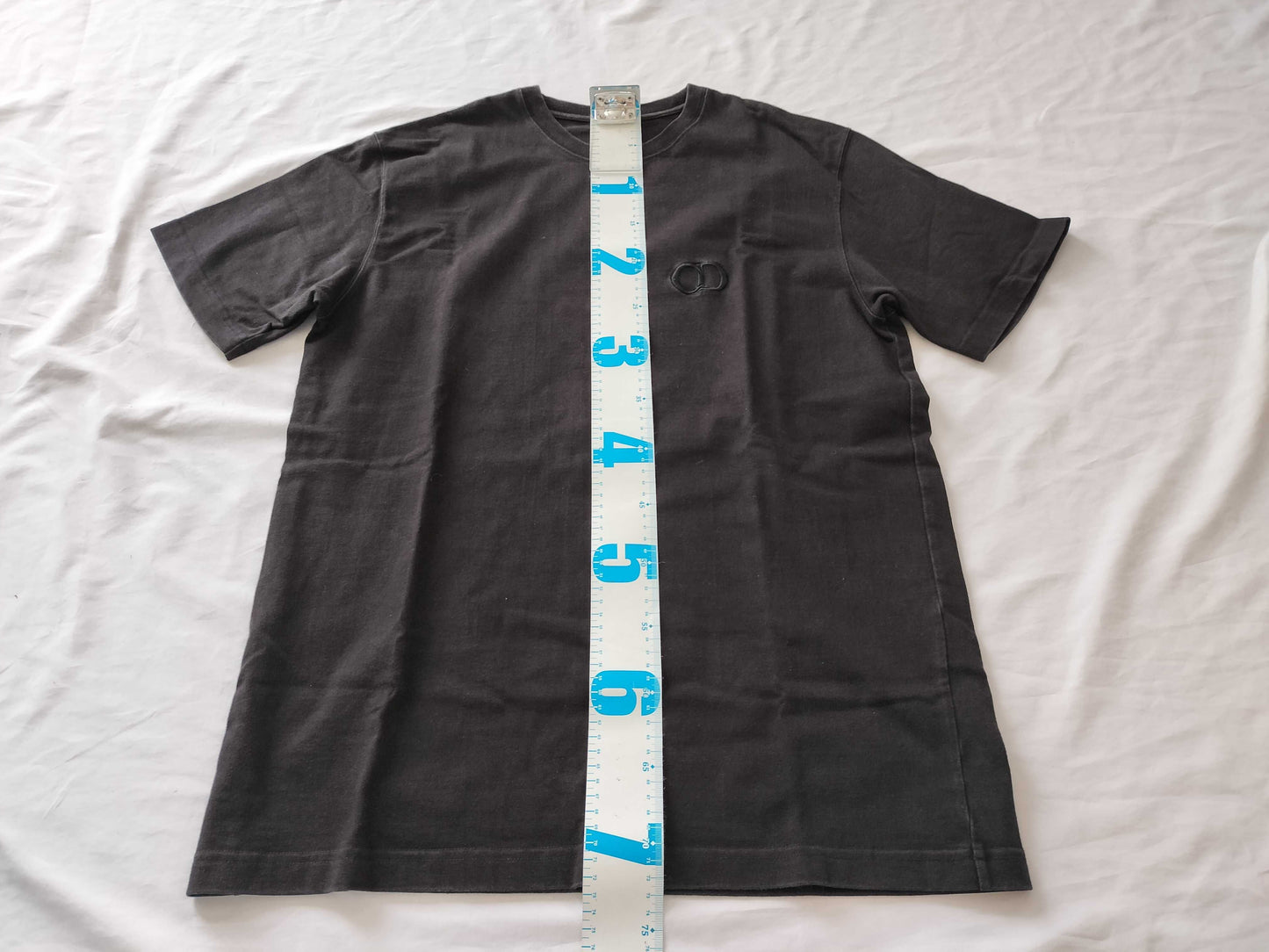 Dior Dior Homme T-shirt with embroidered logo, black, size L, recent model.