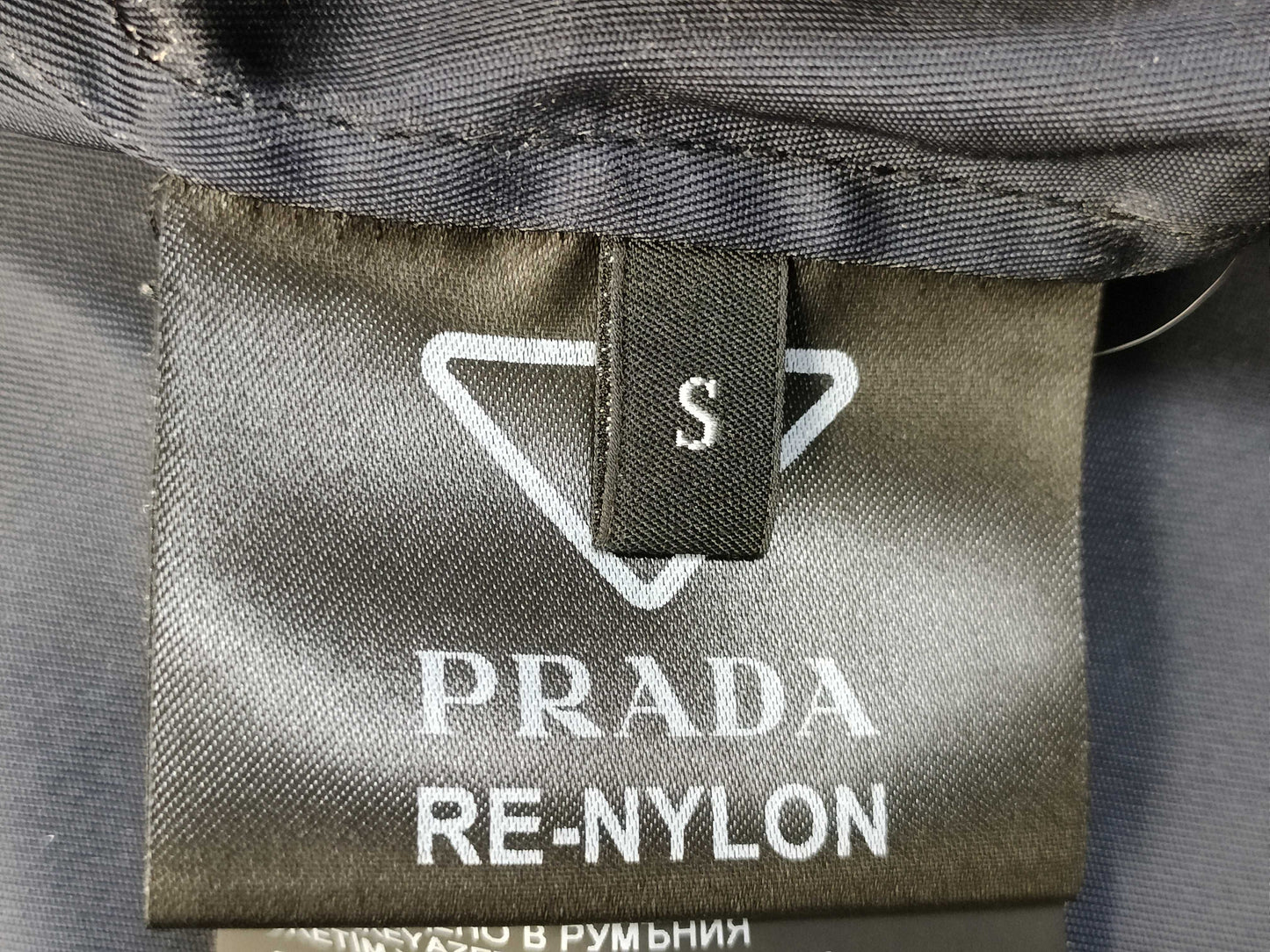 PRADA Prada Nylon Shirt Jacket with Triangle Logo Re-Nylon S Jacket