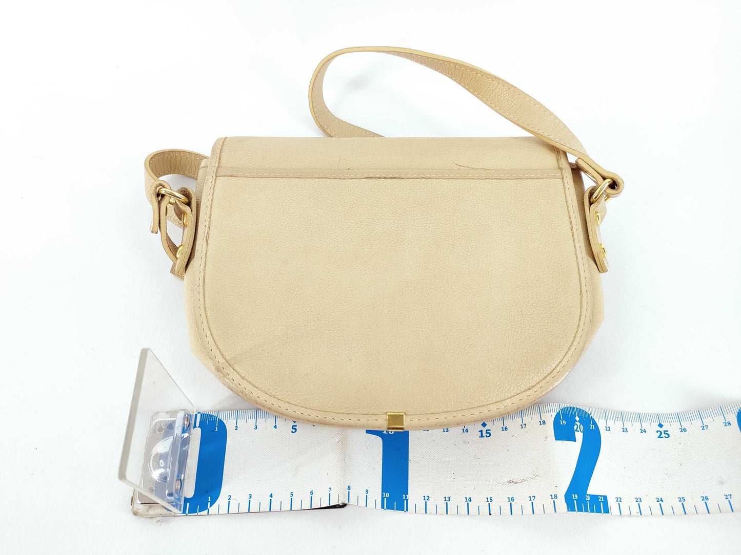 Yves Saint Laurent Logo Leather Shoulder Bag
