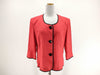 GIVENCHY No-collar Jacket, Size 42