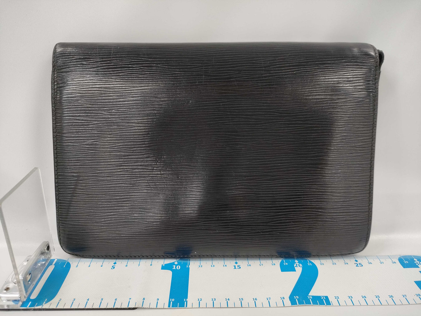 LOUIS VUITTON Epi Leather Second Bag Black Clutch Bag