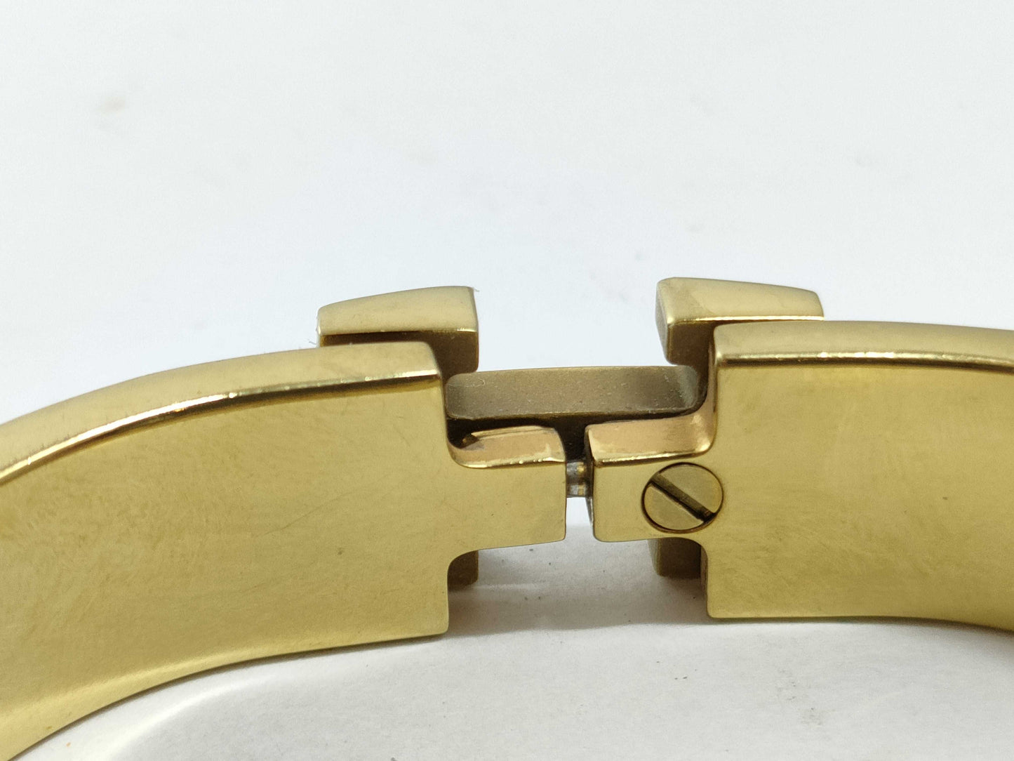 HERMES Click H Click Clack PM Bangle Blue Bracelet/Bangle