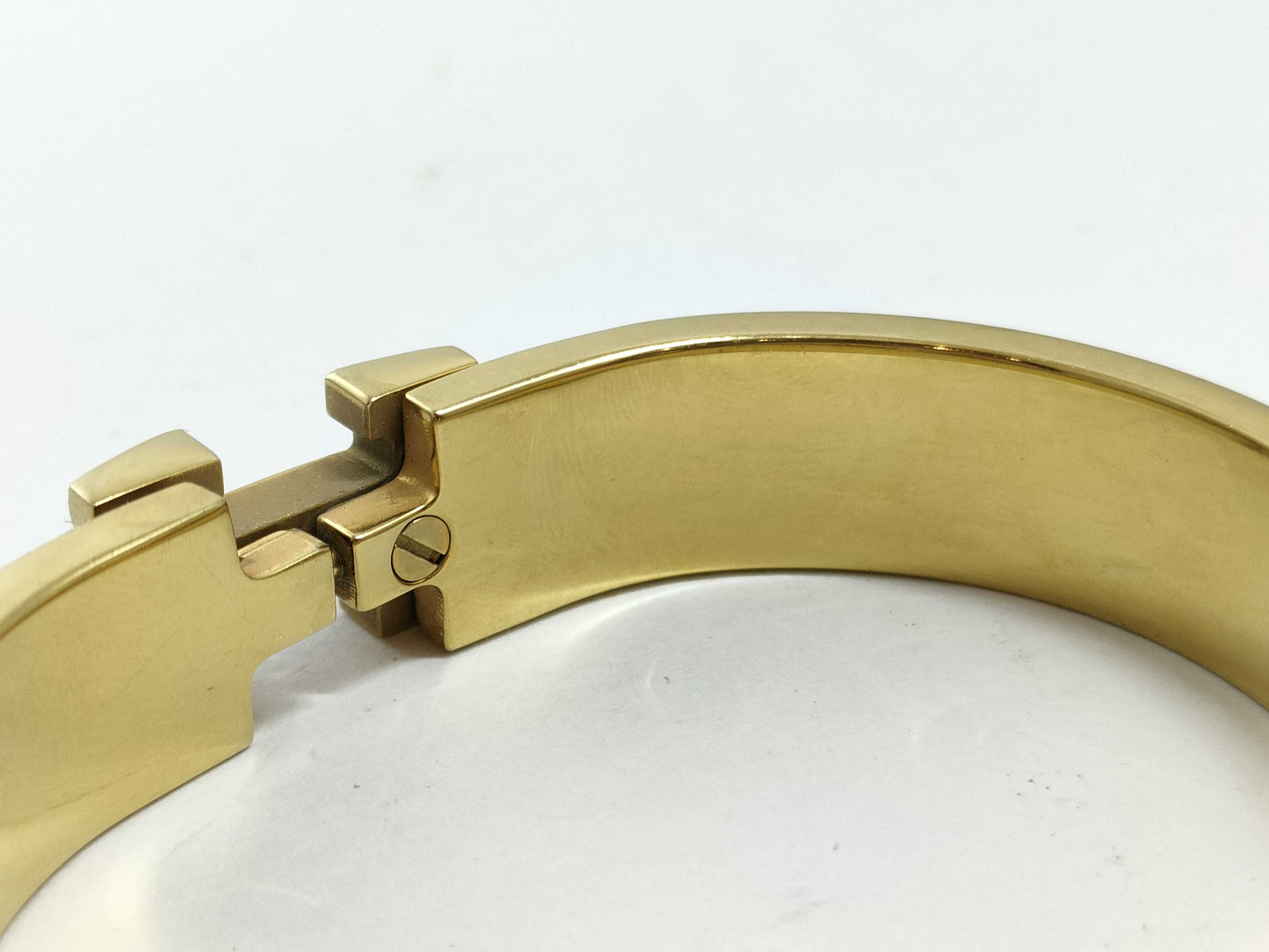 HERMES Click H Click Clack PM Bangle Blue Bracelet/Bangle