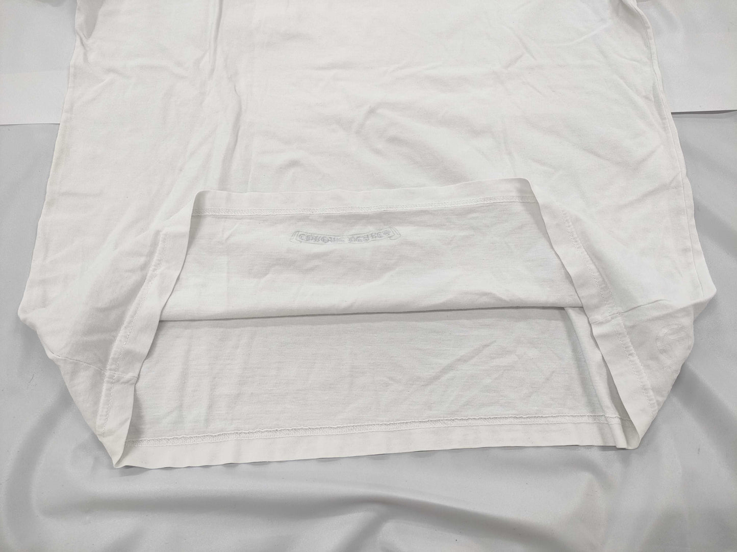 CHROME HEARTS Neck Logo T-shirt Size XL T-shirt