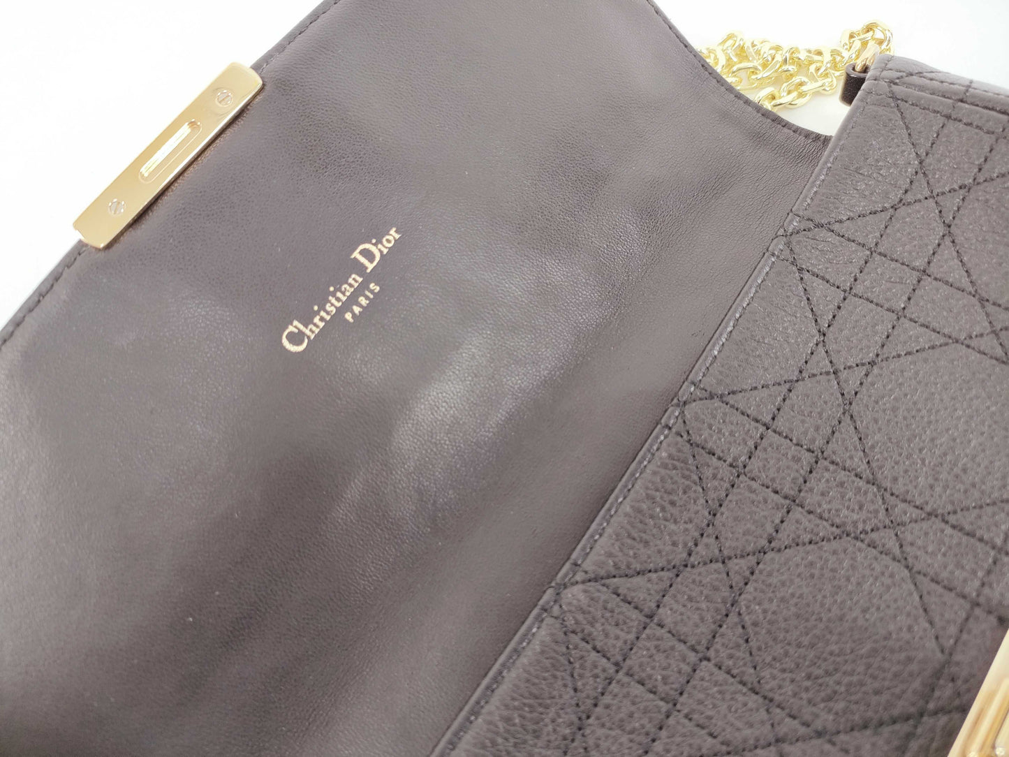 Dior Cannage Chain Shoulder Bag