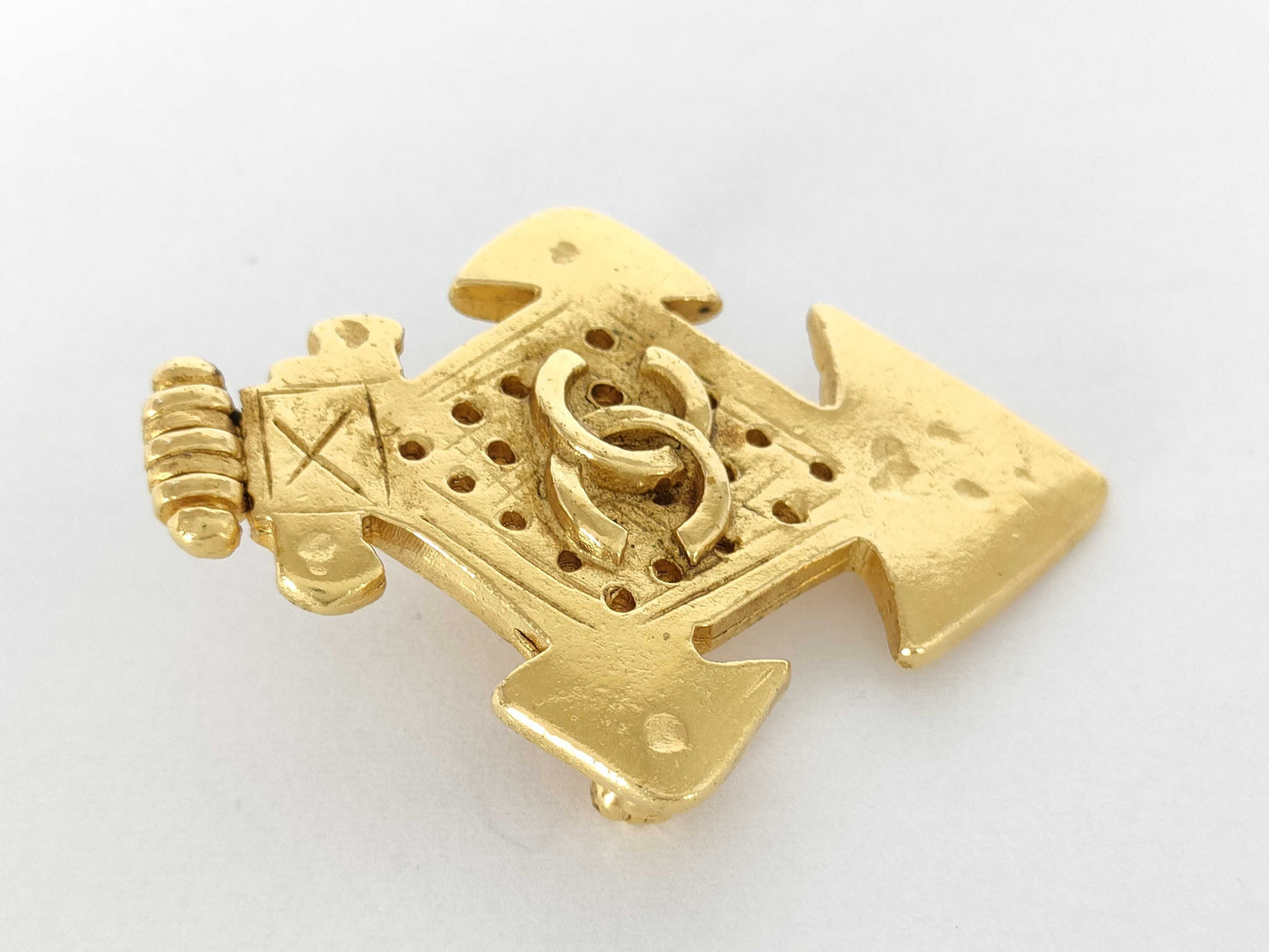 CHANEL Vintage Brooch 94P Brooch