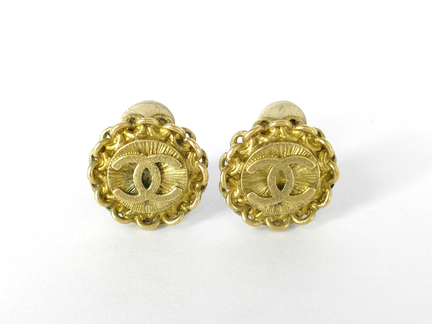 CHANEL Vintage Coco Earrings 95P Earrings