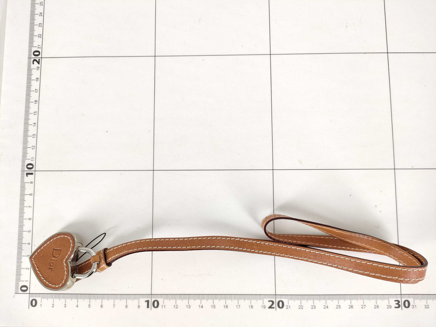 Dior Neck Strap with Silver Hardware