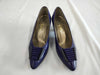 Yves Saint Laurent Leather Pumps, Blue, Size 6