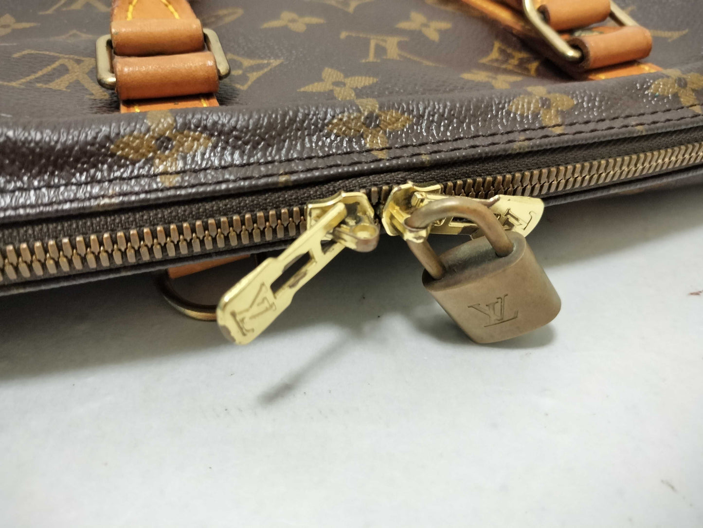 LOUIS VUITTON Monogram Porte-Document Voyage M53361 Business Bag