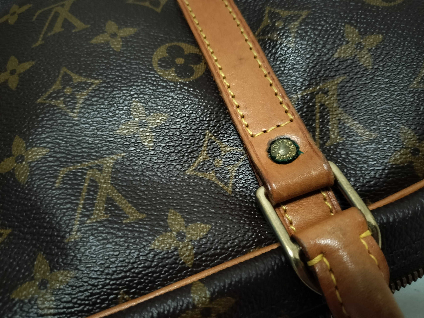 LOUIS VUITTON Monogram Porte-Document Voyage M53361 Business Bag