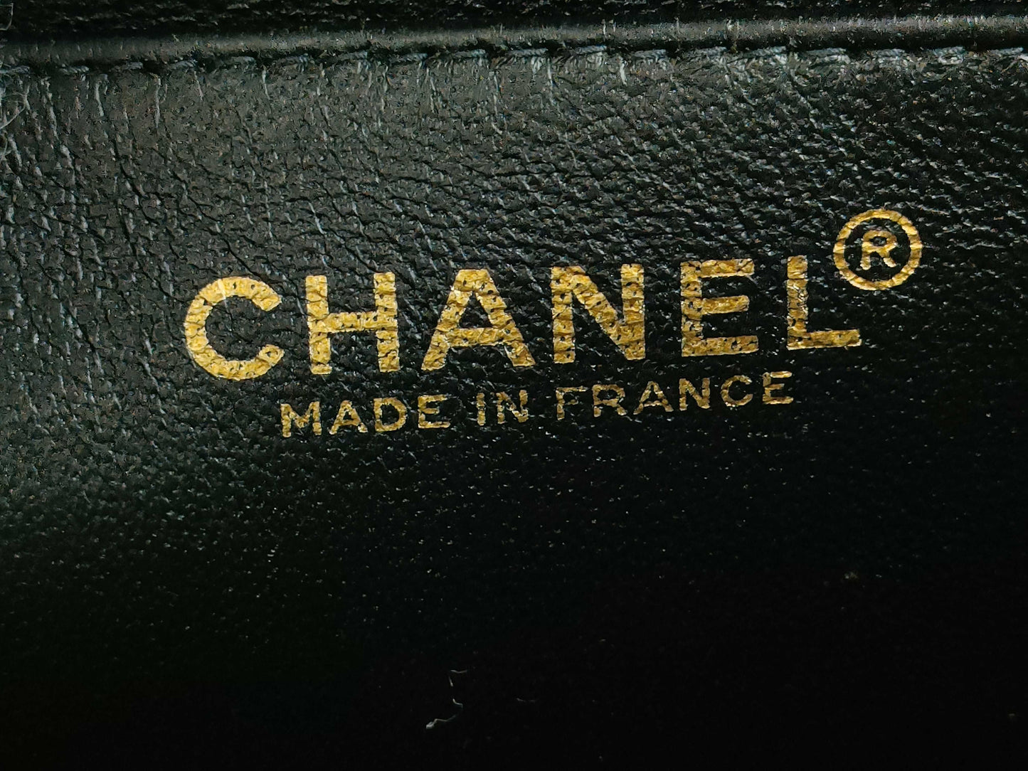 CHANEL Caviar Black Handbag