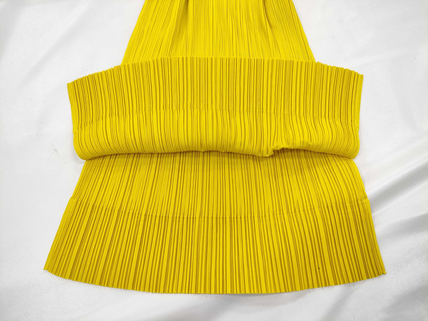 PLEATS PLEASE ISSEY MIYAKE Dress, Tunic, Yellow, Size 3