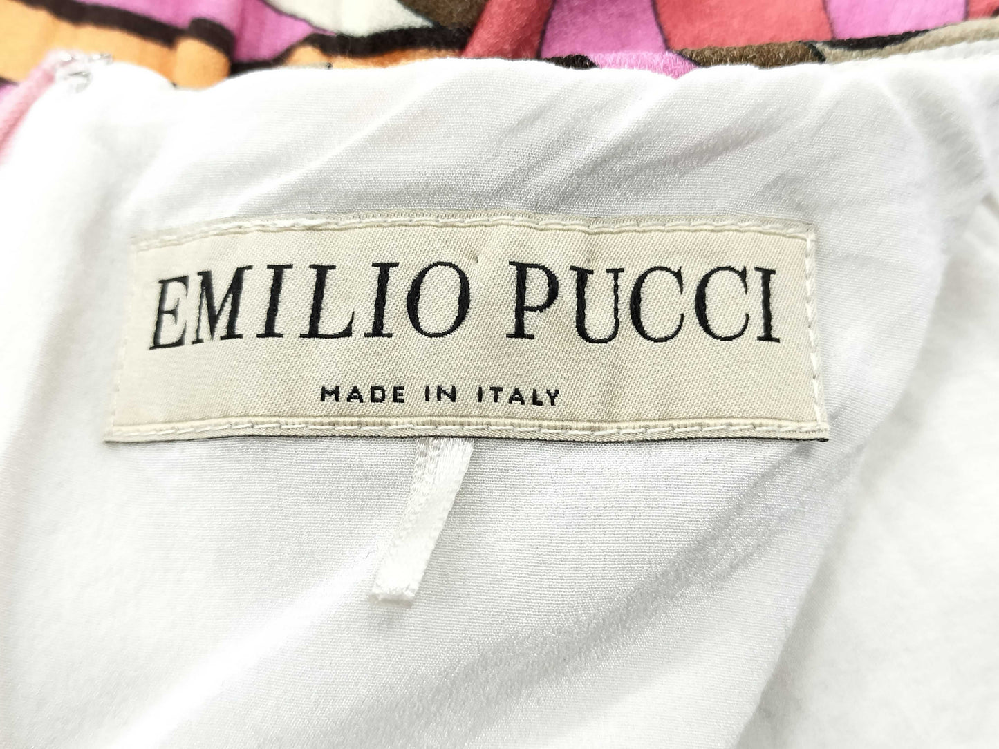 Emilio Pucci all-over print dress, JP tag, size 34.