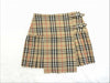 BURBERRY BURBERRY London England Skirt BURBERRY Women's Pleated Check Wool Mini Quilt 8025832 Size 36 Skirt Skirt