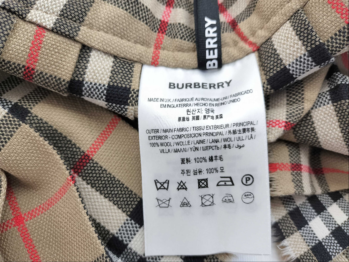 BURBERRY BURBERRY London England Skirt BURBERRY Women's Pleated Check Wool Mini Quilt 8025832 Size 36 Skirt Skirt