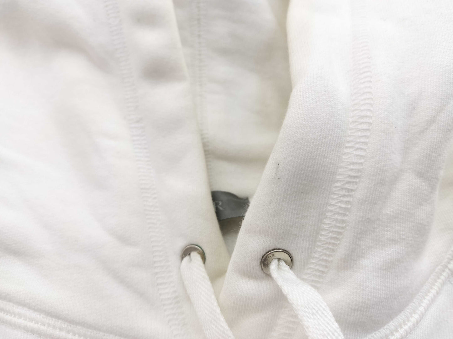 Dior DIOR Size: M 21AW x PETER DOIG Front Logo Embroidered Pullover Hoodie 143J683b0531 White Top