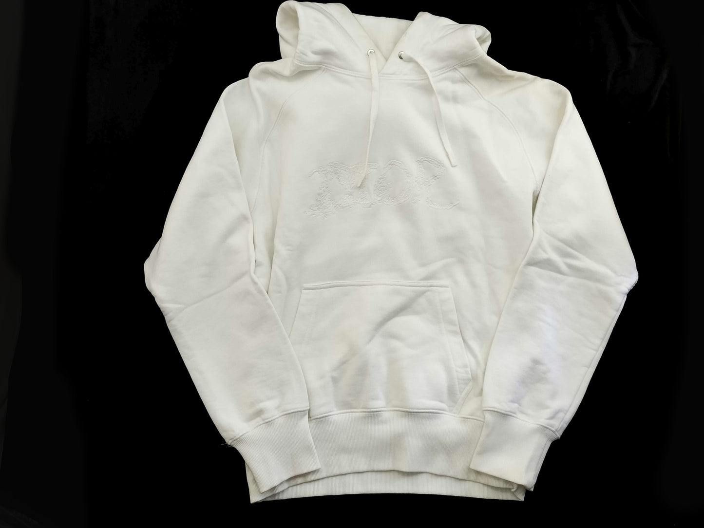 Dior DIOR Size: M 21AW x PETER DOIG Front Logo Embroidered Pullover Hoodie 143J683b0531 White Top