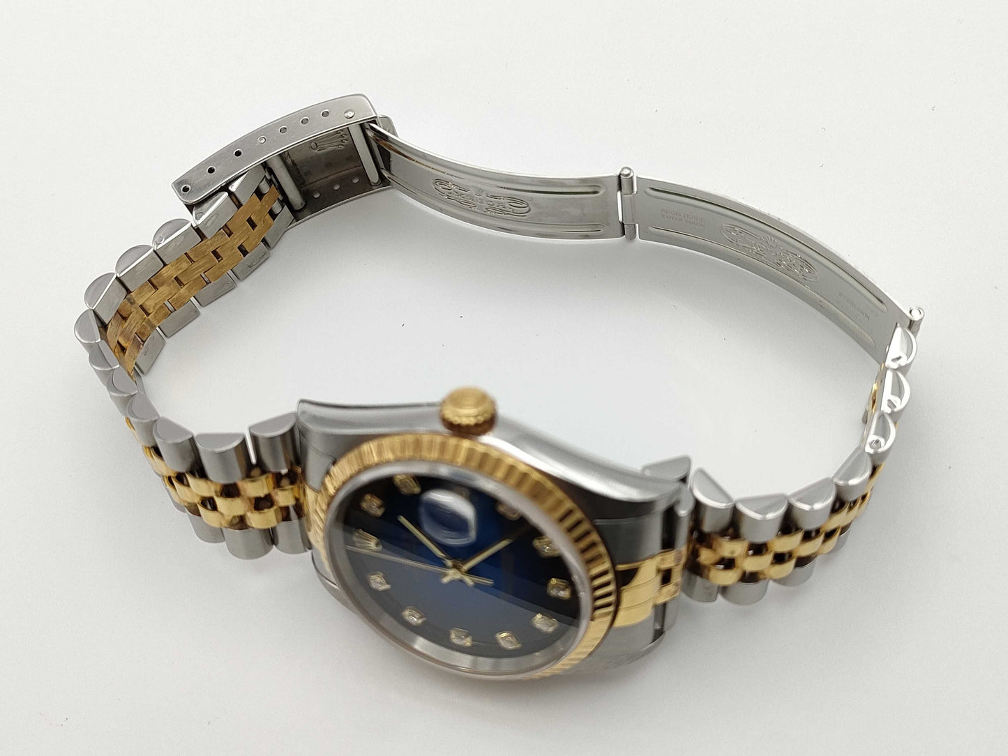 ROLEX 16233G P720795 Blue Gradient Boys' Watch