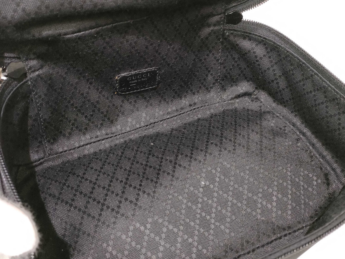 GUCCI Bamboo Vanity Bag, Black