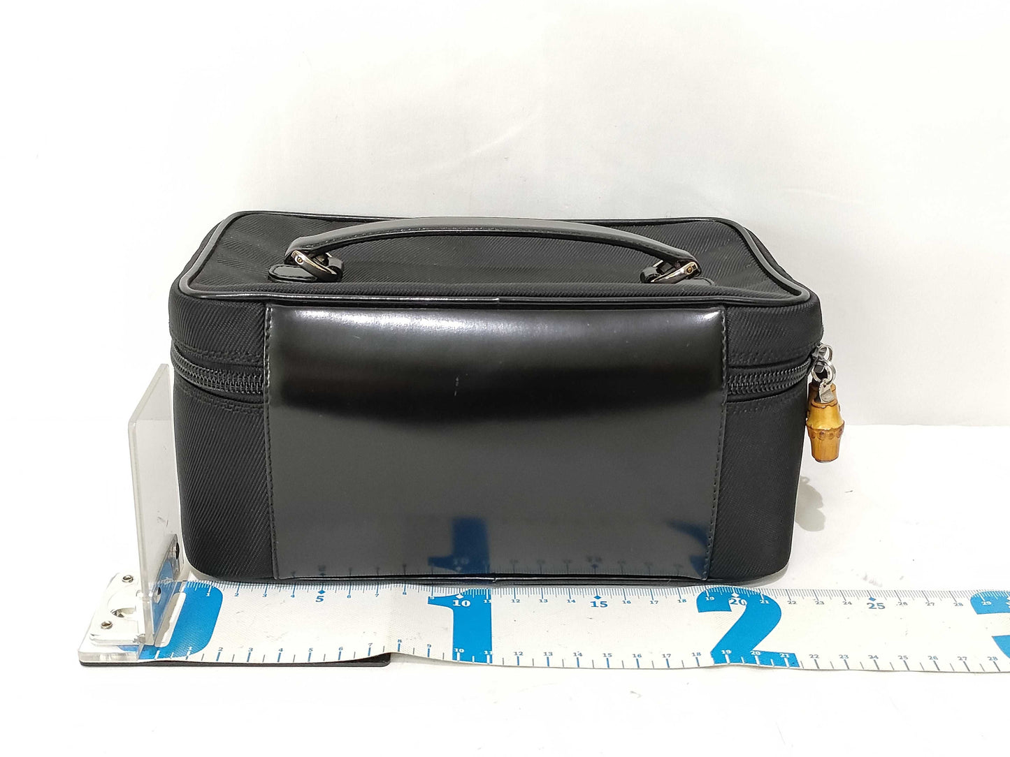GUCCI Bamboo Vanity Bag, Black