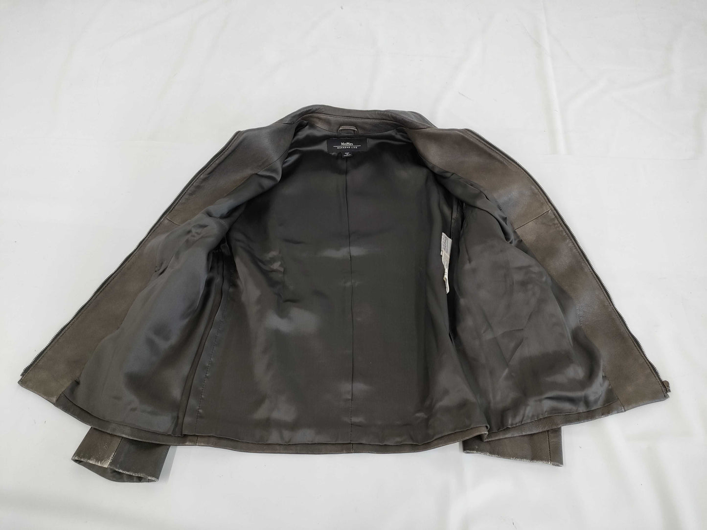 MaxMara Leather Jacket Size 36