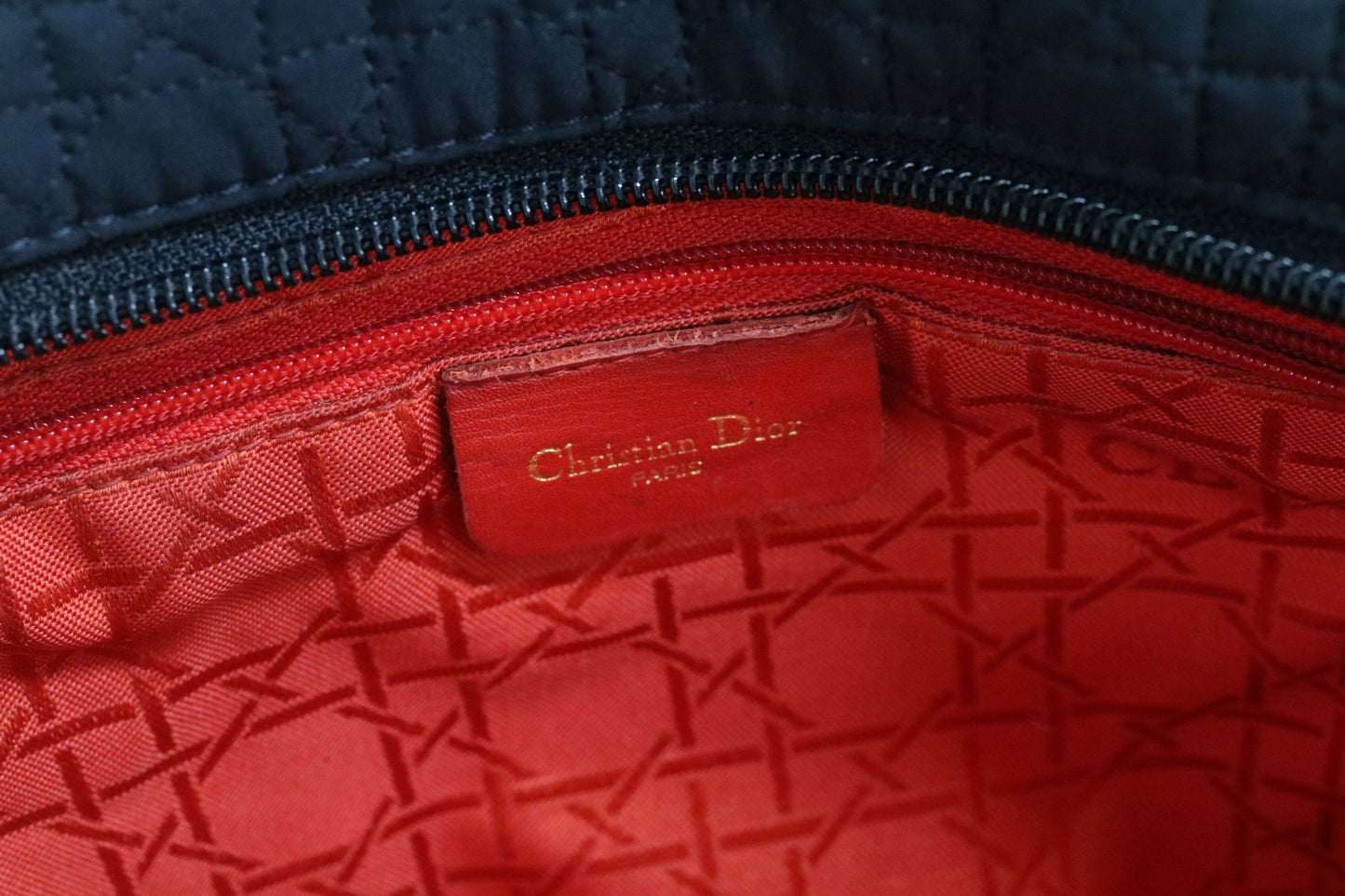Dior Lady Dior Nylon Cannage Handbag