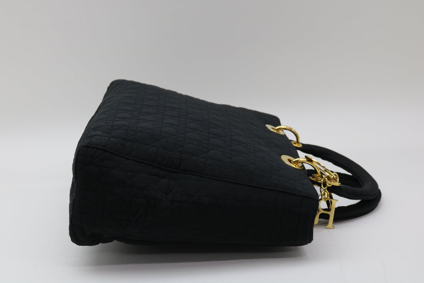 Dior Lady Dior Nylon Cannage Handbag