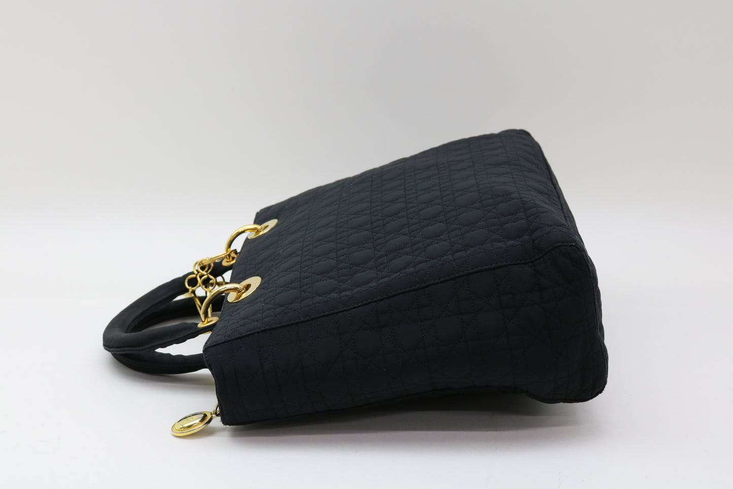 Dior Lady Dior Nylon Cannage Handbag