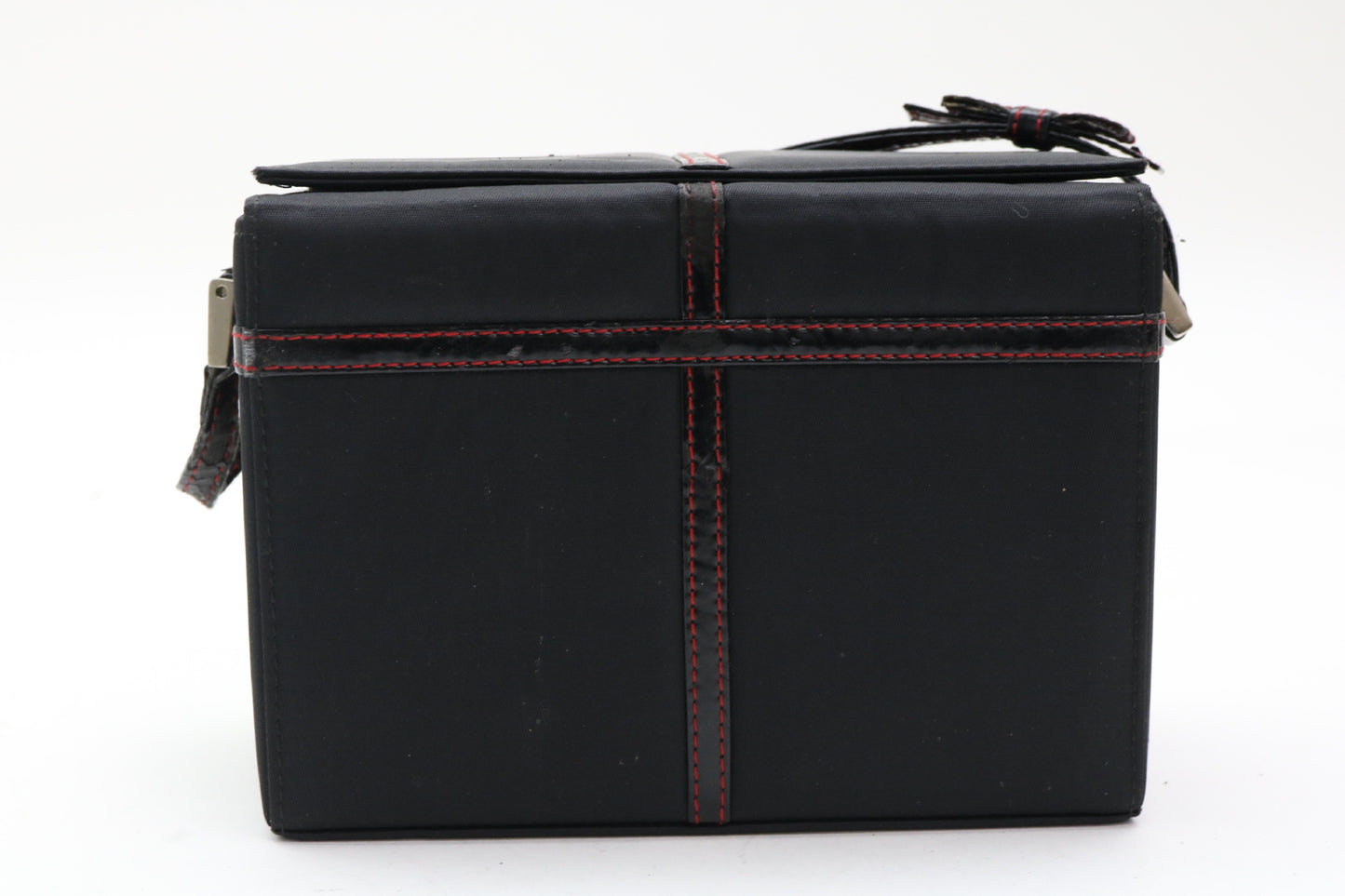 Dior D logo charm vanity bag