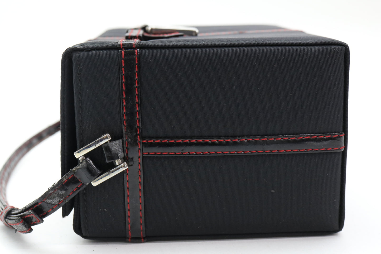 Dior D logo charm vanity bag