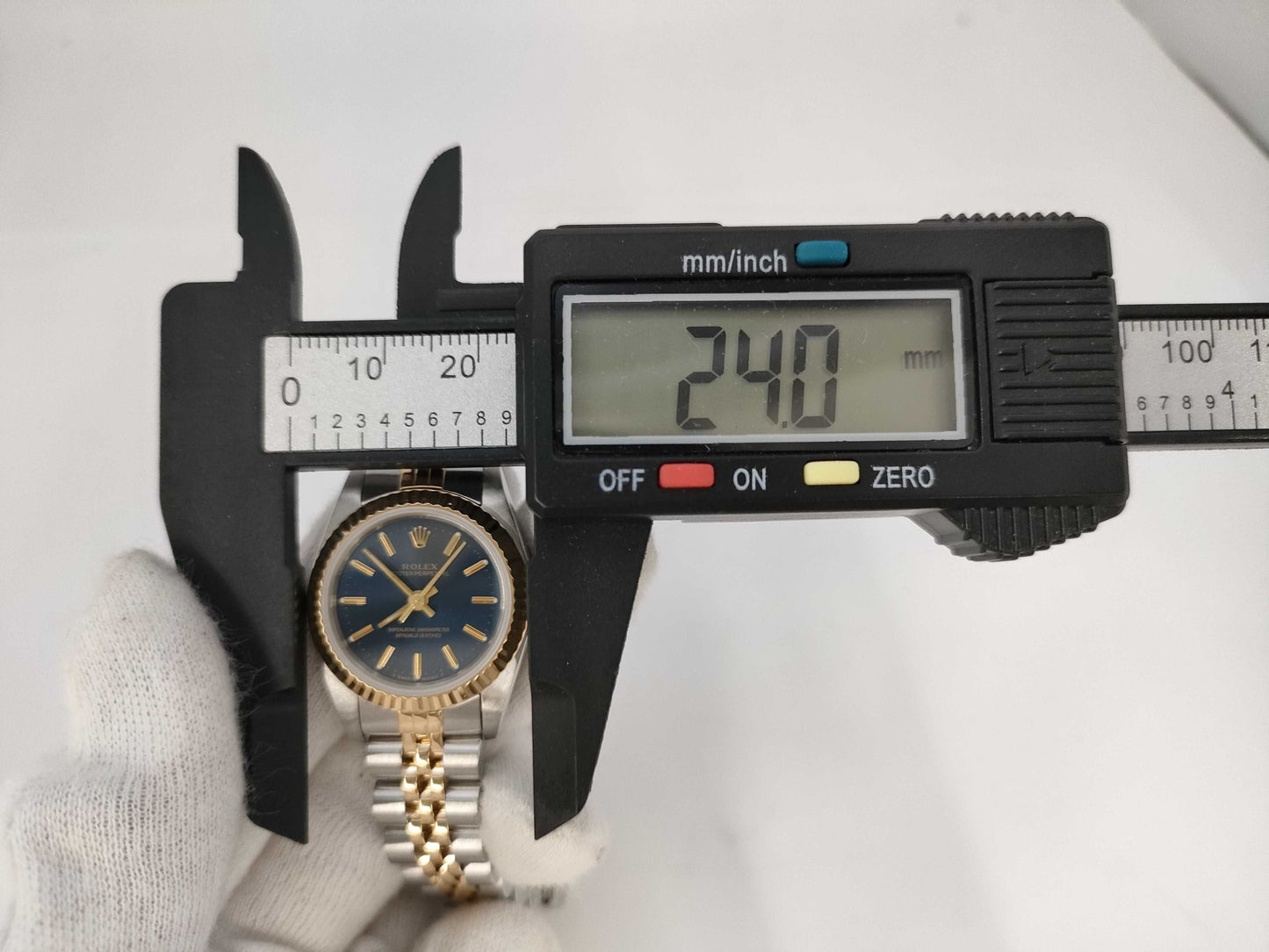 ROLEX Datejust 67193 X708243 Blue Dial Women's Watch