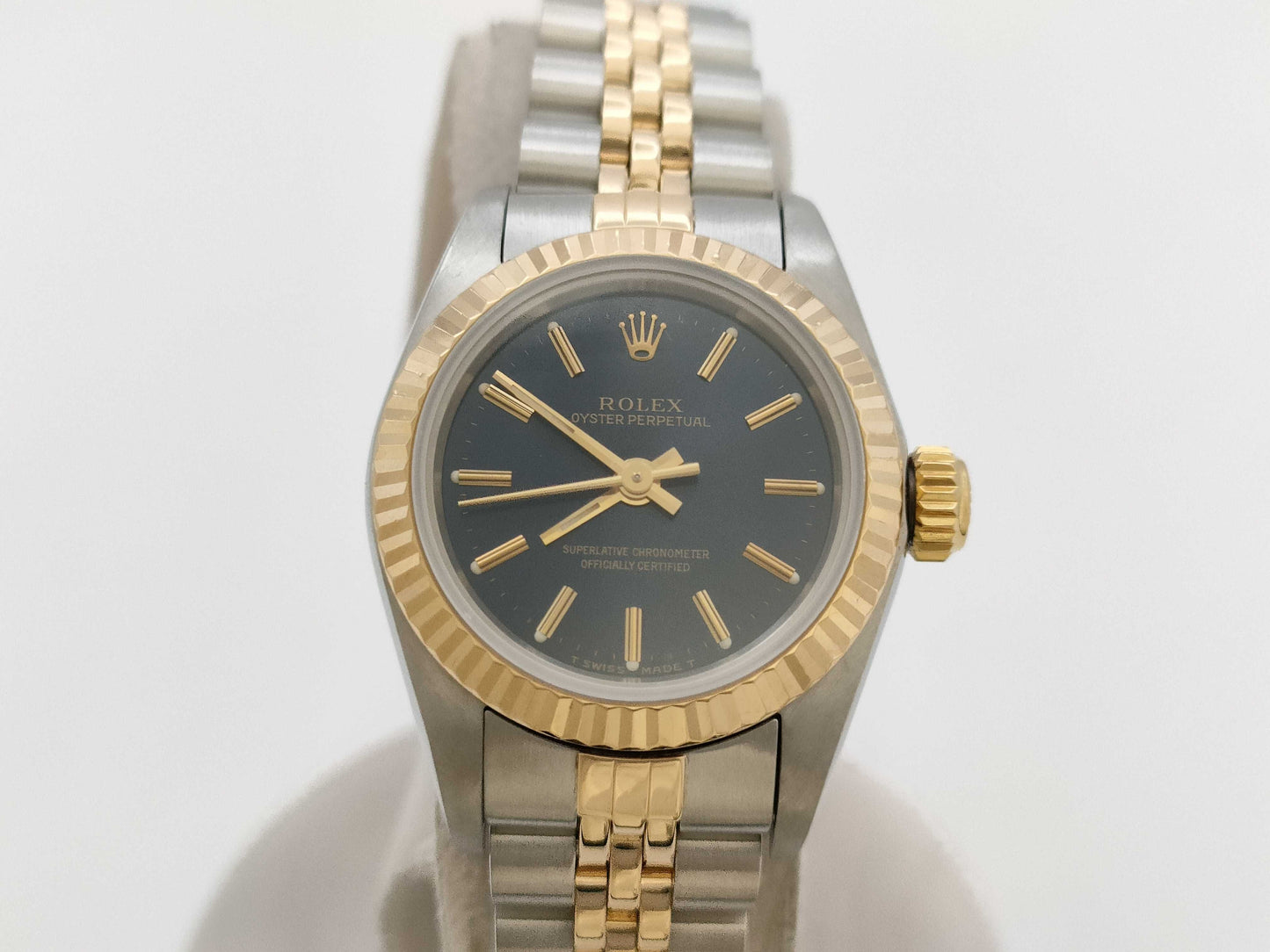 ROLEX Datejust 67193 X708243 Blue Dial Women's Watch