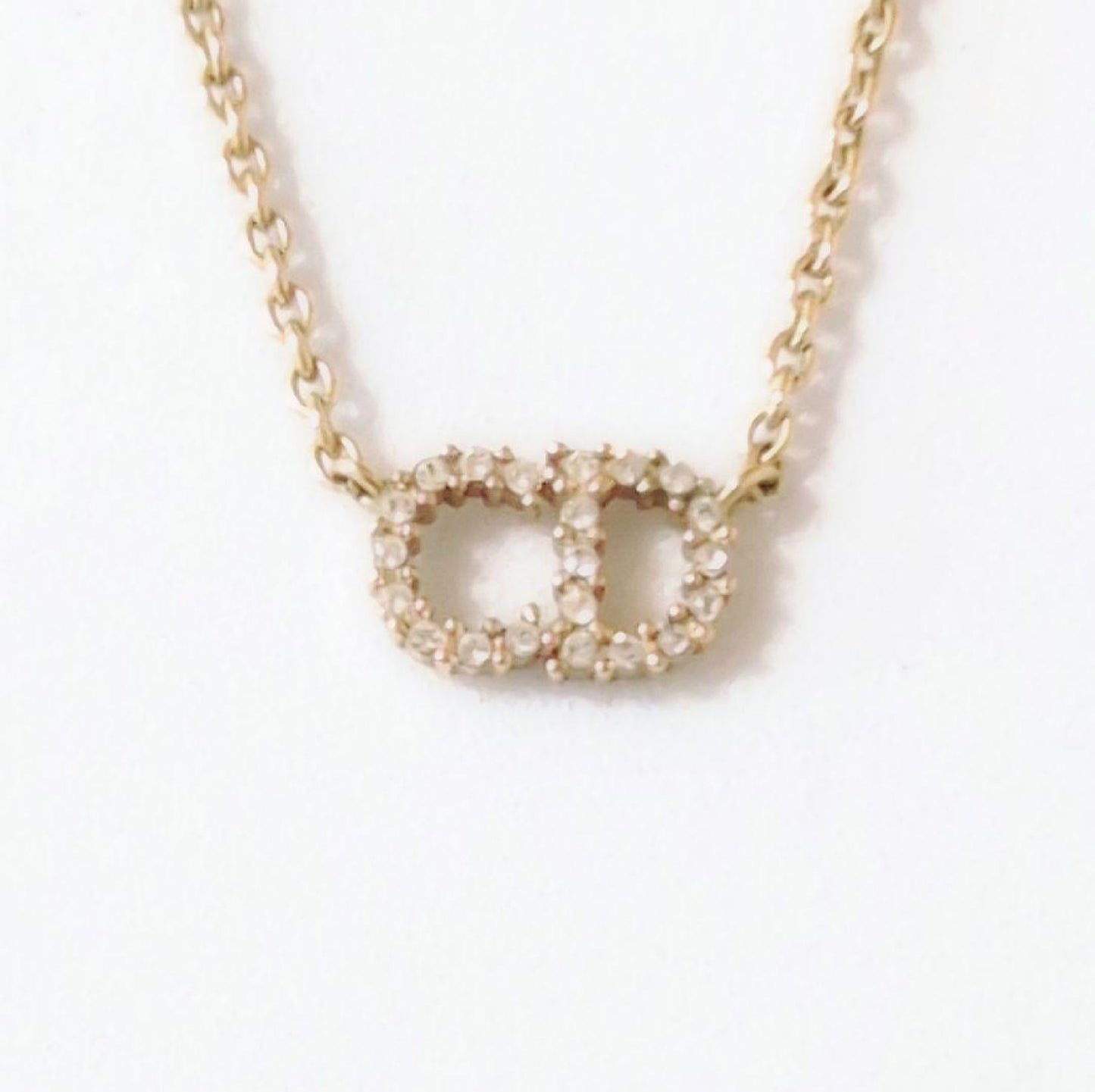 Dior Dior CD Logo Stone Clair D Lune Necklace