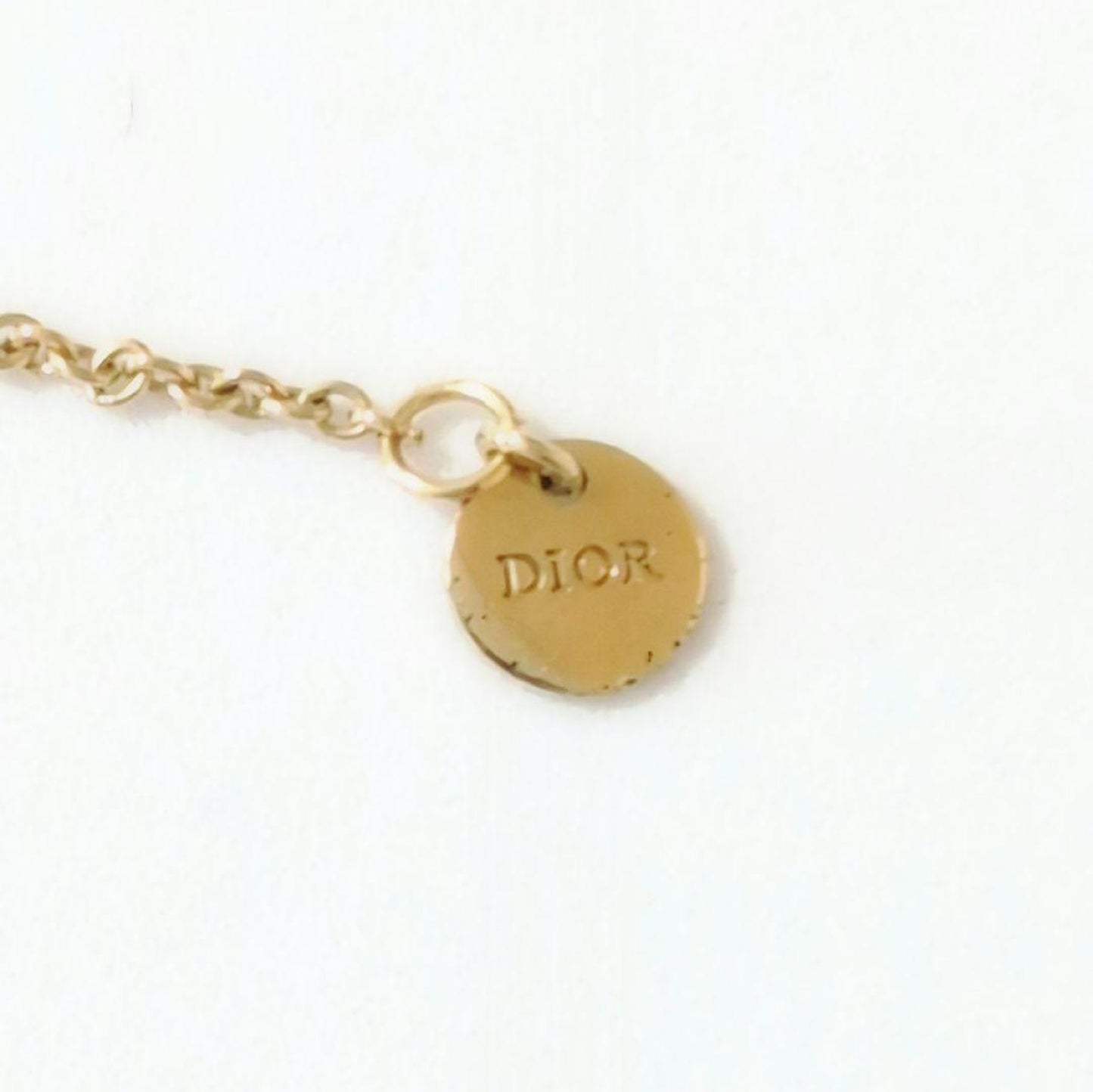 Dior Dior CD Logo Stone Clair D Lune Necklace