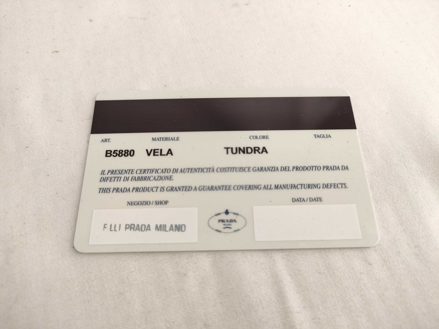 PRADA Prada handbag nylon khaki handbag
