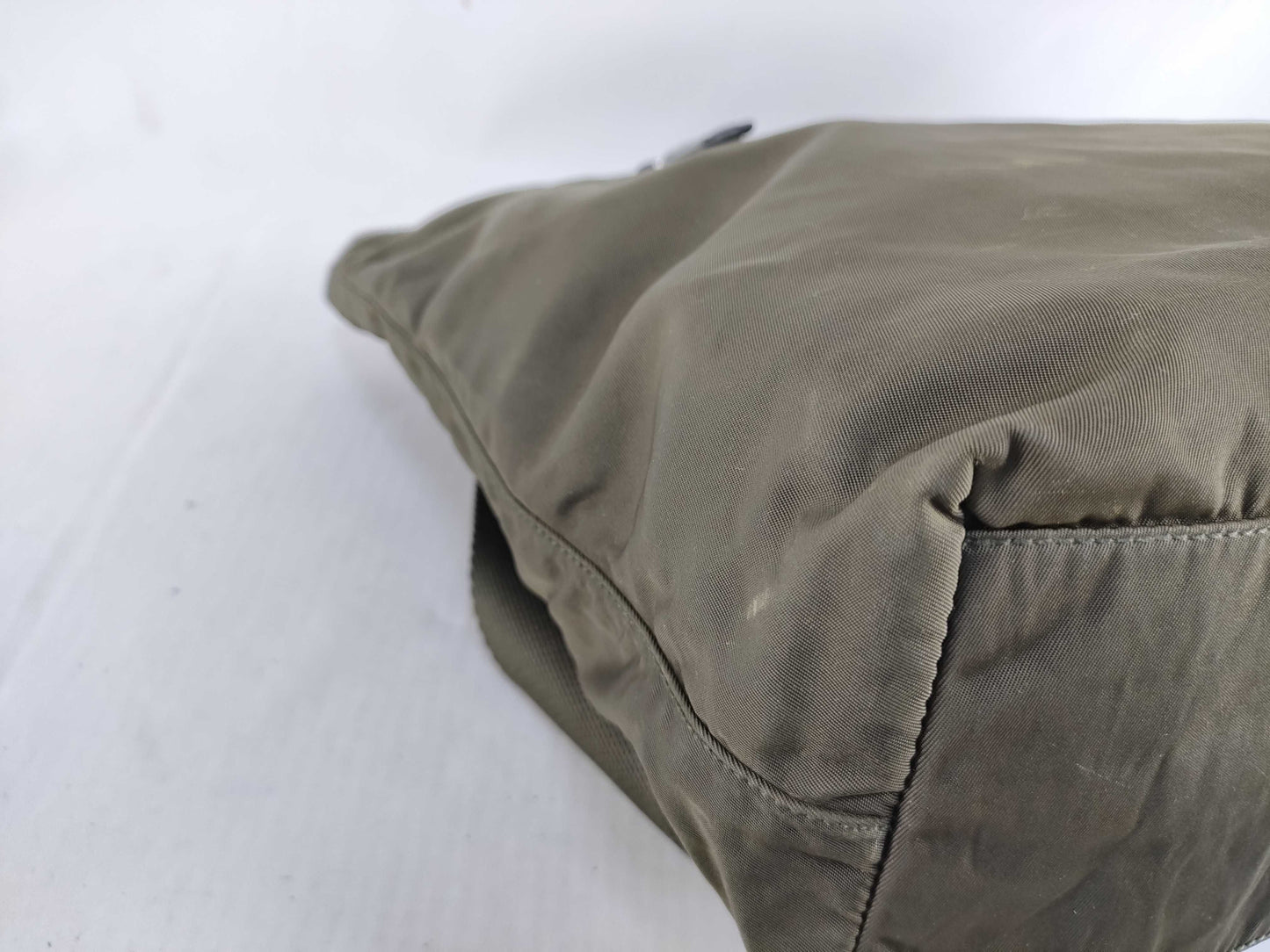 PRADA Prada handbag nylon khaki handbag