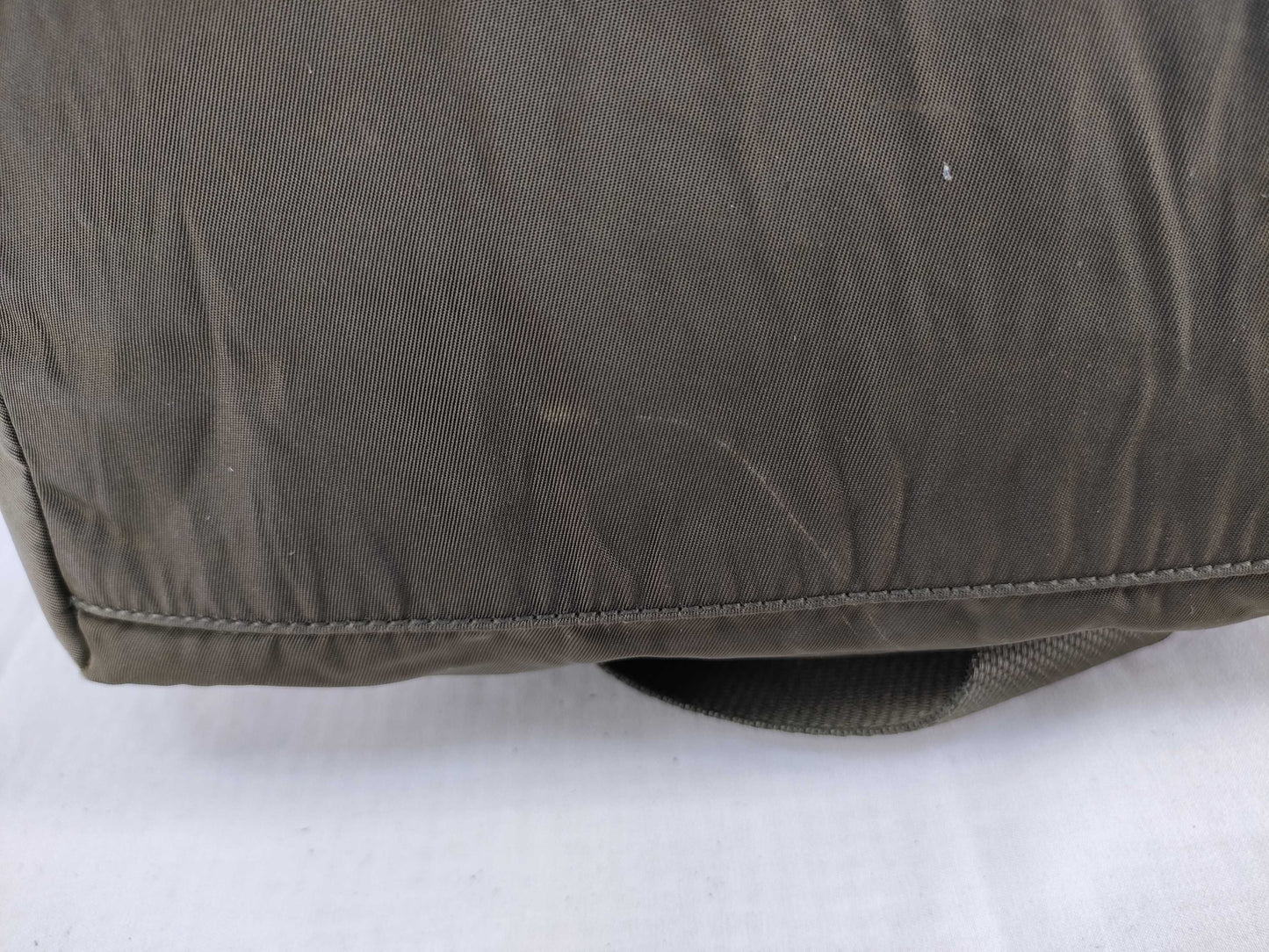 PRADA Prada handbag nylon khaki handbag
