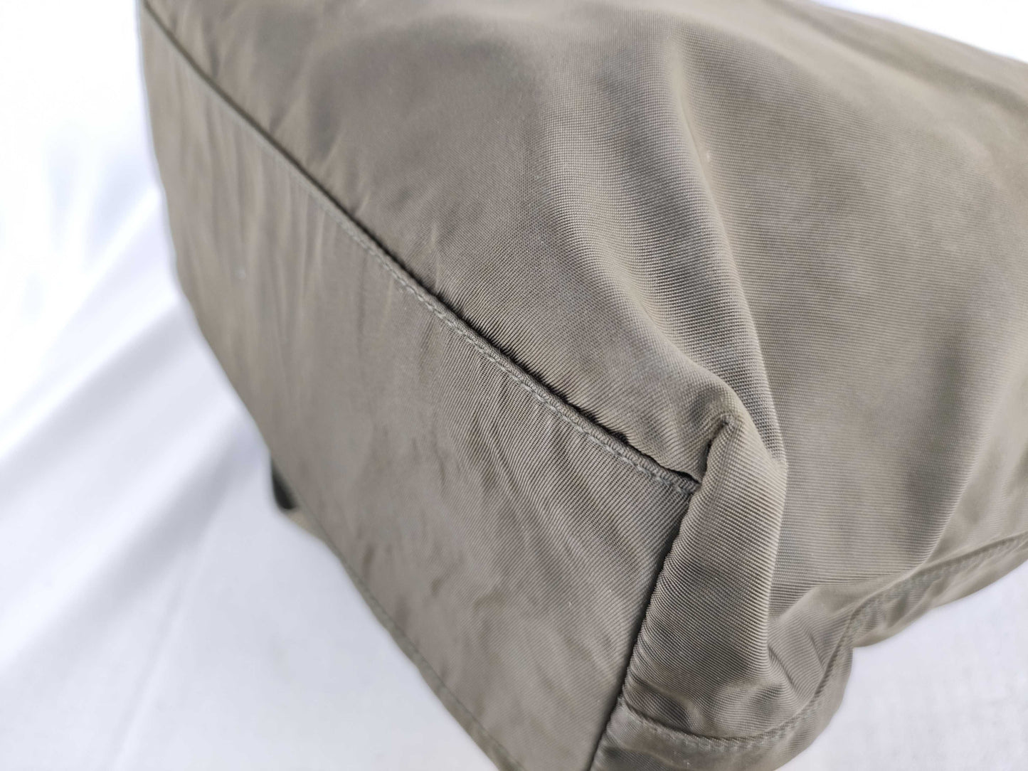 PRADA Prada handbag nylon khaki handbag