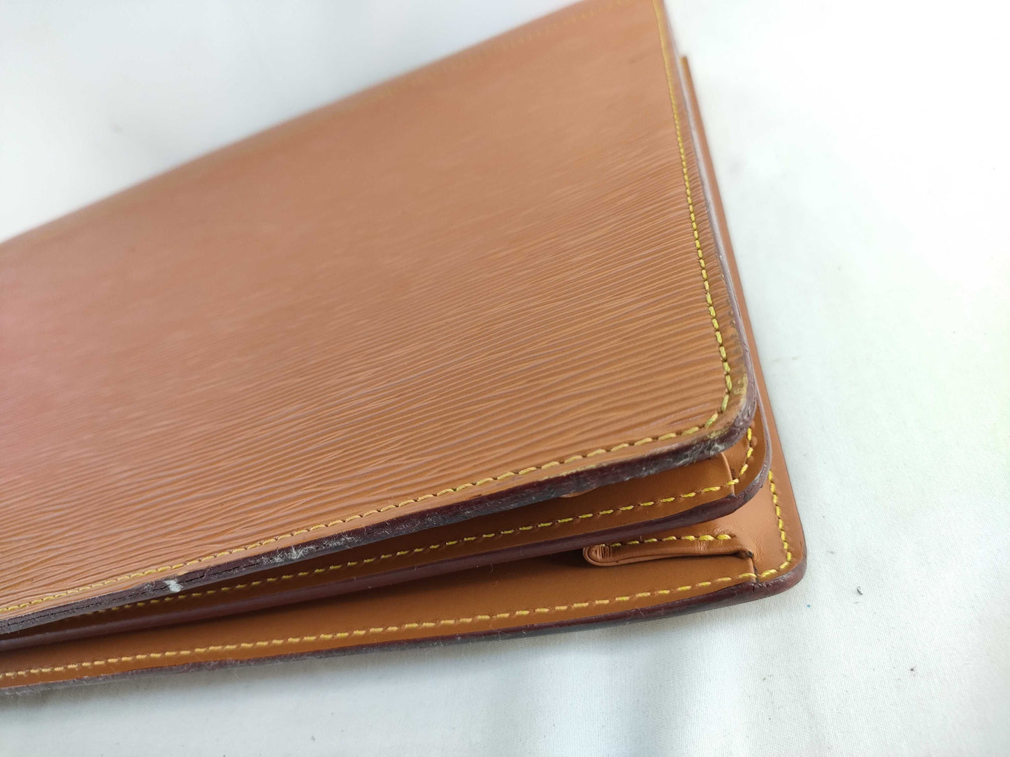 LOUIS VUITTON Epi Leather Porte-Document Business Bag M54468 Epi Leather Camel Business Bag