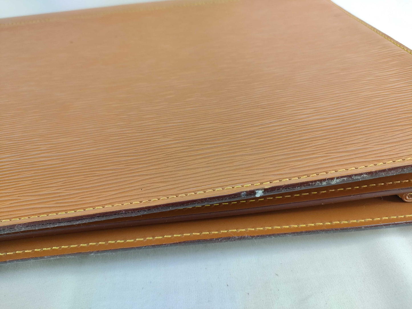 LOUIS VUITTON Epi Leather Porte-Document Business Bag M54468 Epi Leather Camel Business Bag