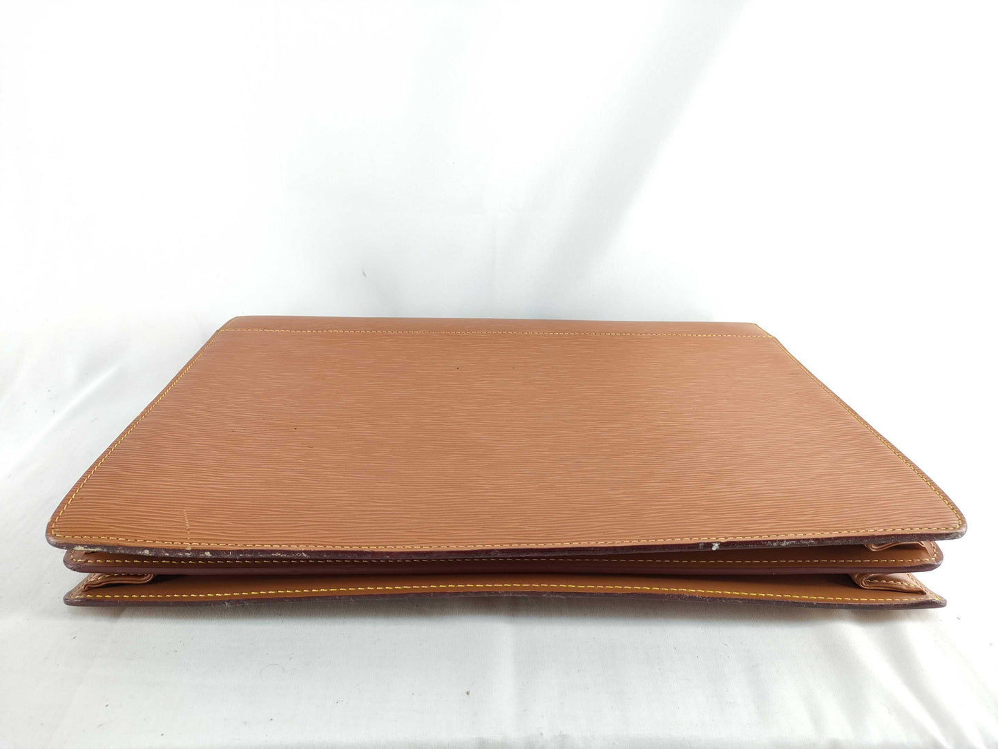 LOUIS VUITTON Epi Leather Porte-Document Business Bag M54468 Epi Leather Camel Business Bag