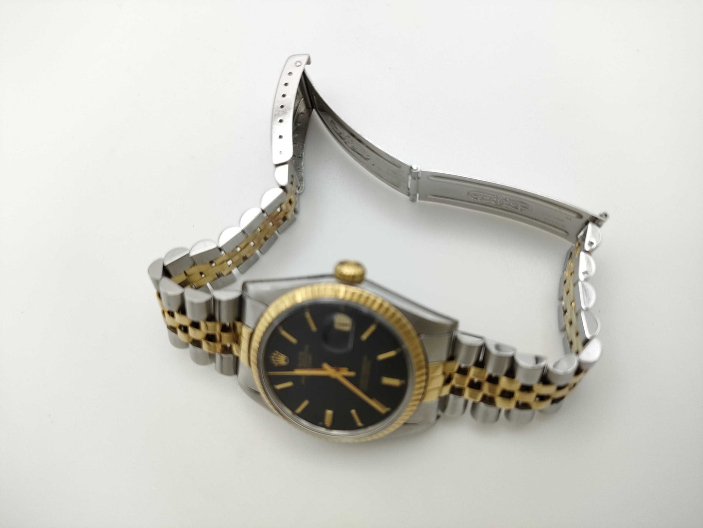ROLEX 1601 3931985 Black Dial Men's Watch