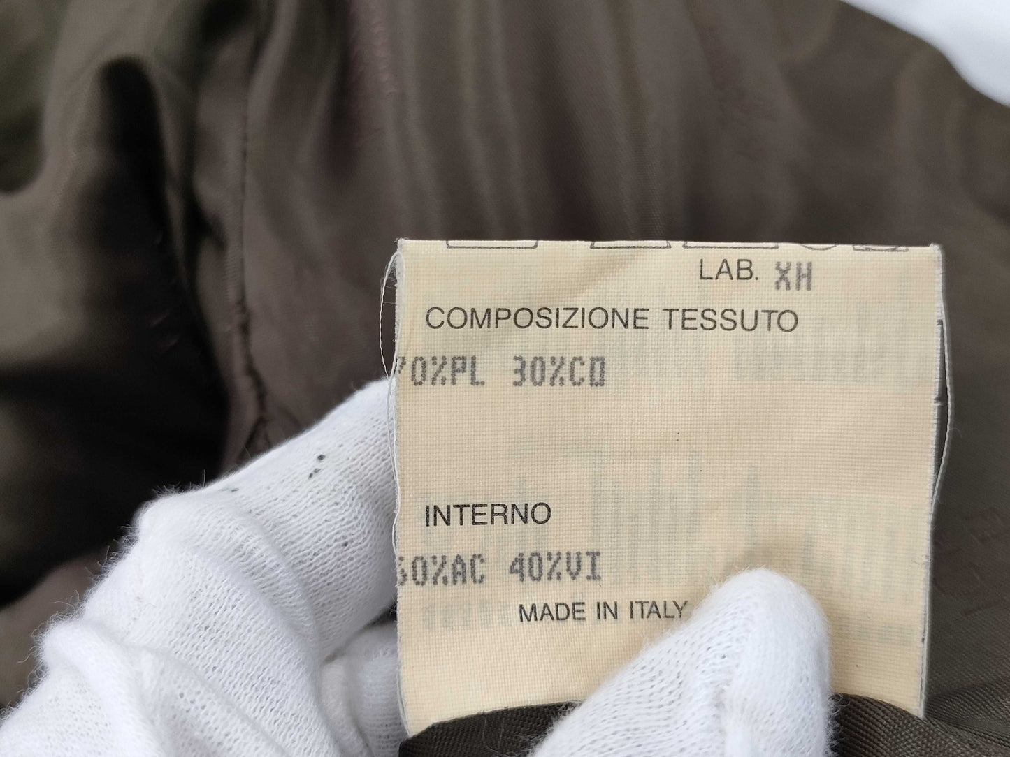 FENDI Fendi Fur Logo Brown Trench Coat Size 42 Coat